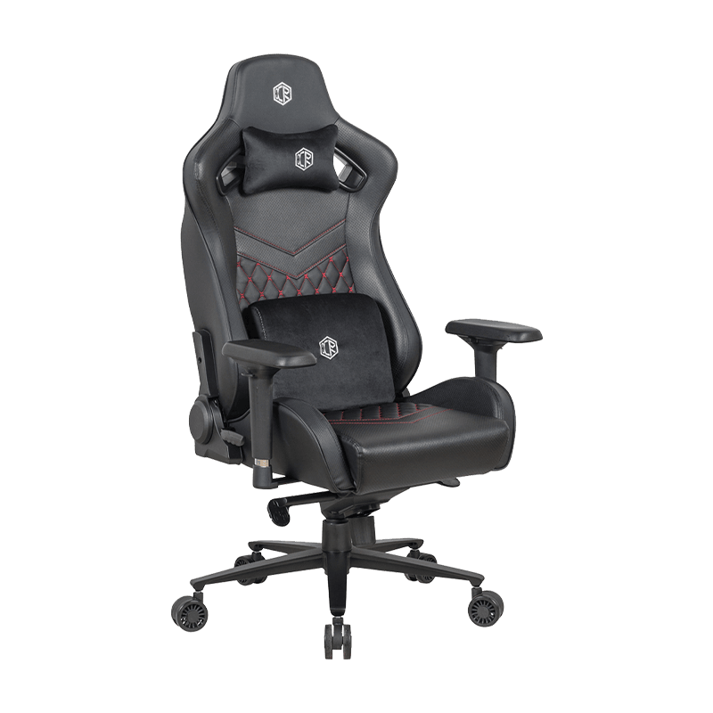 RXGAMER RX-2112 2D armlæn PU læder drejelig computerspillestol