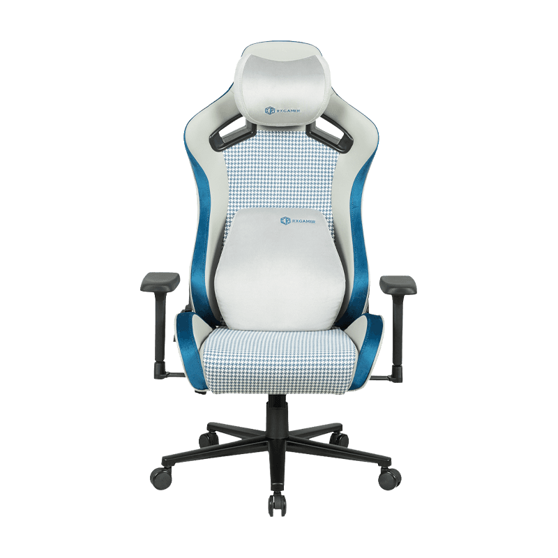 RXGAMER RX-2173 Højdejusterbar hvilestol i stof-gamingstol